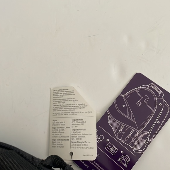 Targus black backpack 13.6 x 8.66 x 18.31 NEW with tags - Picture 13 of 13